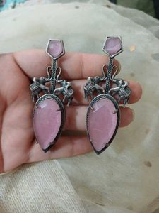 Brass Elephant Drop Earrings