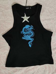 Black tank top