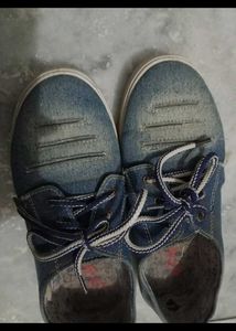 Blue Denim Casual Shoes