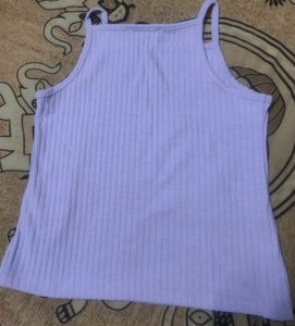 Lavender Ribbed Tank Top