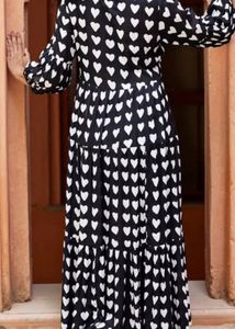 black maxi dress
