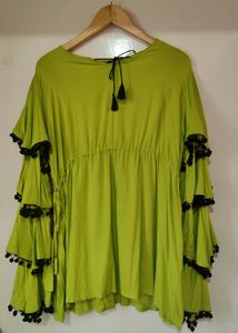 Top With Layered Sleeves
