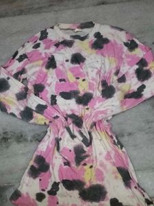 Tie-Dye Long Sleeve Top