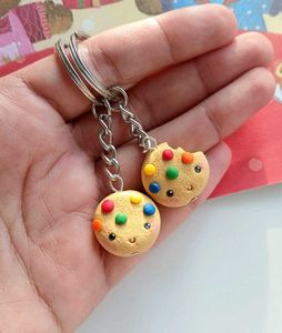 Cute Cookie Keychains (Pair)