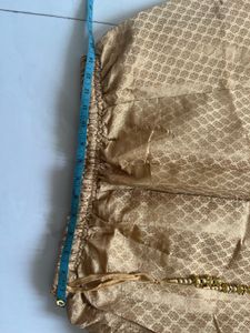 Golden Ethnic brocade skirt