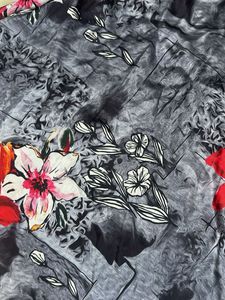Elegant Floral Print Kurta