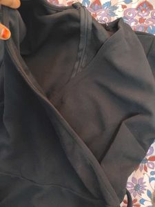 Chic Black Wrap Dress