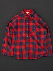 Victoria's Secret Red Plaid Flannel Pajama Top