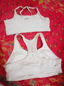 White Nike Sports Bras