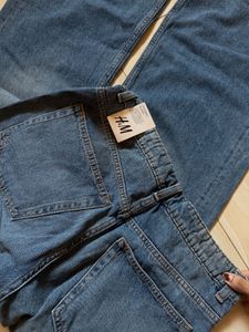 H&amp;M Wide Leg Blue Jeans