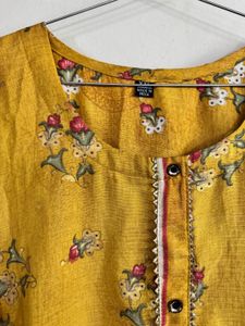 Yellow Floral Kurta