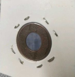 L Mint (Lahore) 1945 India One Pice Coin | King