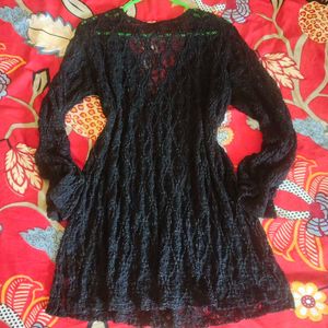 Black Knit Top Bust 40