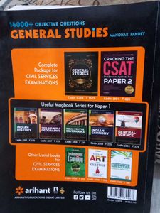 Arihant General Studies Book (FREE DELIVERY)