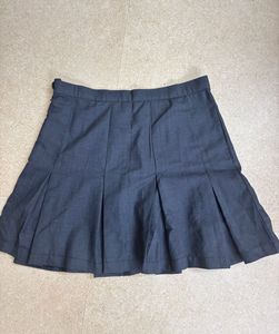 Pleated A-Line Skirt
