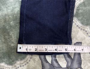 Raw Navy Blue Denim Jeans