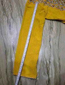 Stunning Yellow Embellished Lehenga Choli