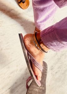 Stylish Pink Flip-Flops