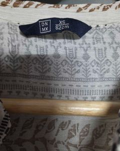 Boho Print Peasant Top