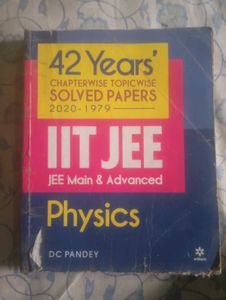 42 years solved papers book for JEE ADVANCE