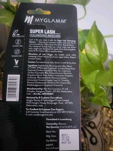 MyGlamm Super Lash Volumising Mascara