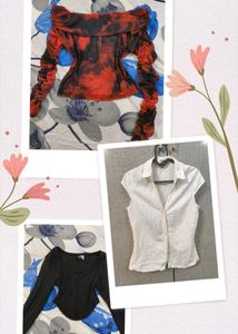 cute tops set of 3