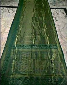 Bridal Sea Green tissue  saree