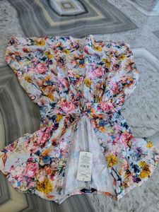 Floral Print Flowy Midi Dress