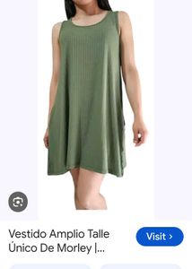 Sleeveless Ribbed Mini Dress