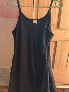 Black slit Cut dress|fits Till 38 Bust