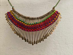 Boho Beaded Statement Necklace