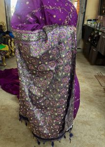 Pure Banarasi Full Handwork Embellished Saree