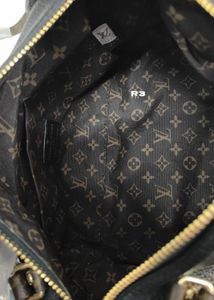 Louis Vuitton Black Leather Handbag