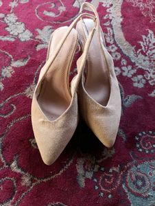 Women's Tan Slingback Heels