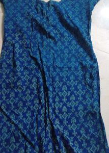 Blue Printed Blouse