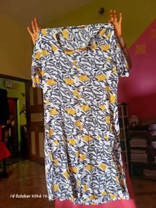 Beautiful Floral Print Kurta