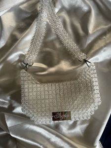 Sparkling Beaded Clutch Bag
