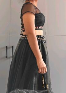 Elegant Black Lehenga Choli Set