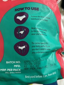 Period Pants- 2piece Unused