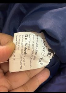FortCollins Blue Jacket Wid Detachable Hoodies (M)