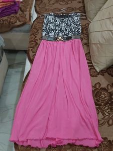 Pink &amp; Patterned  Dress
