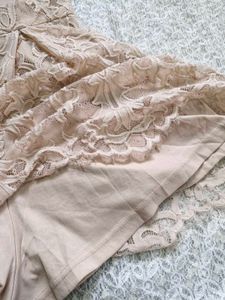 Elegant Lace Romper with Bell Sleeves