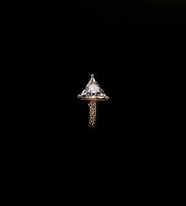 Crystal Anti-Tarnish Golden Nose & EarCuff Earring