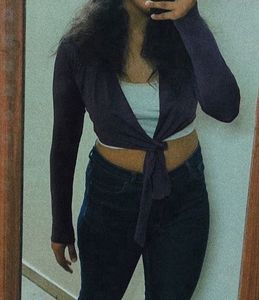 Purple Wrap Top/ Shrug 💜