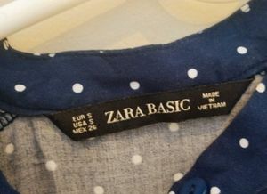 ZARA Basic Polka Dot Dress – Preloved ✨