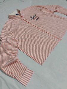 Men's Striped Long Sleeve BOXXY FIT Shirt