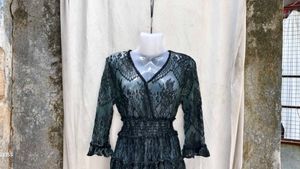 I. Elegant Lace Midi Dress