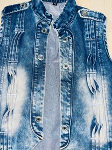 Stylish Denim Vest