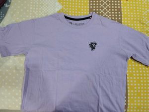 Lavender Graphic Print T-Shirt