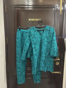 Elegant Lace Kurta Set